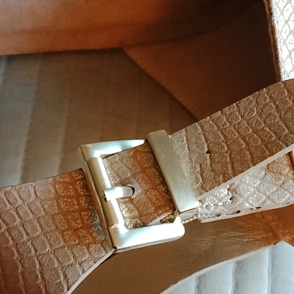 Kenneth Cole Tan Ankle Strap Sandals 9.5 Med - Picture 14 of 16